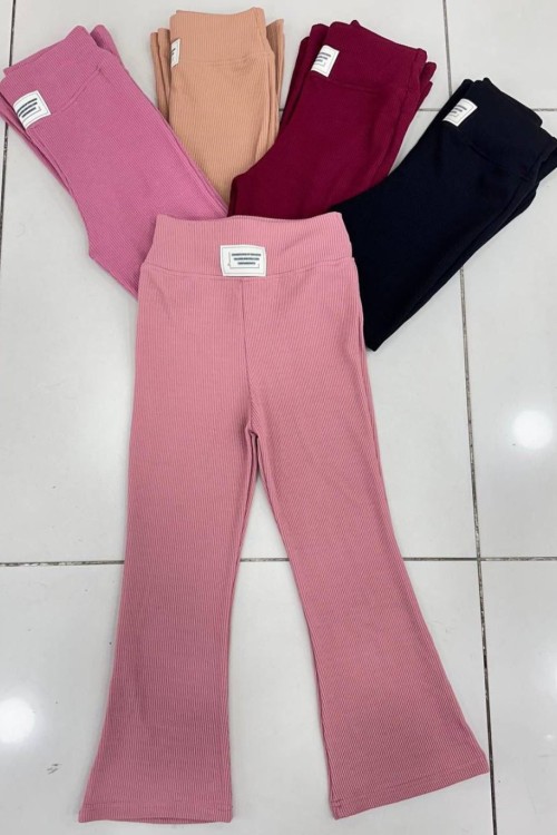 BELİ ETİKETLİ FİTİLLİ İSPANYOL TAYT Gül