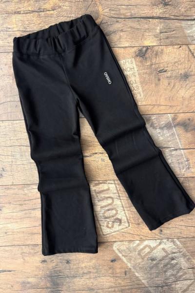 OYSHO KUMAŞ KIZ TAYT Siyah