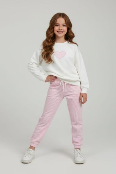 KALPLİ SU YOLU KIZ TAKIM Pembe