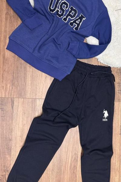 YENİ USPA İKİ İP ŞARDONLU TAKIM Koyu Mavi