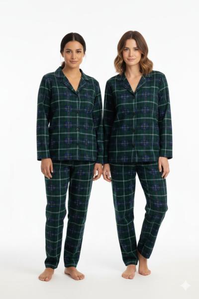 EKOSE MODEL PİJAMA TAKIMI  Yeşil