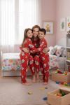 KARDAN ADAM ÇOCUK PİJAMA TAKIMI  Kırmızı