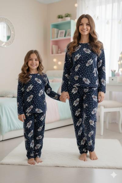 KARDAN ADAM ÇOCUK PİJAMA TAKIMI  Lacivert