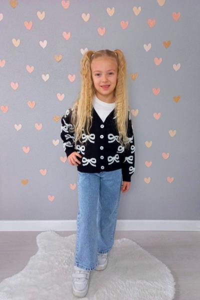 BAYRAMLIK CEKETİ FİYONKLU TRİKO KOT TAKIM Siyah