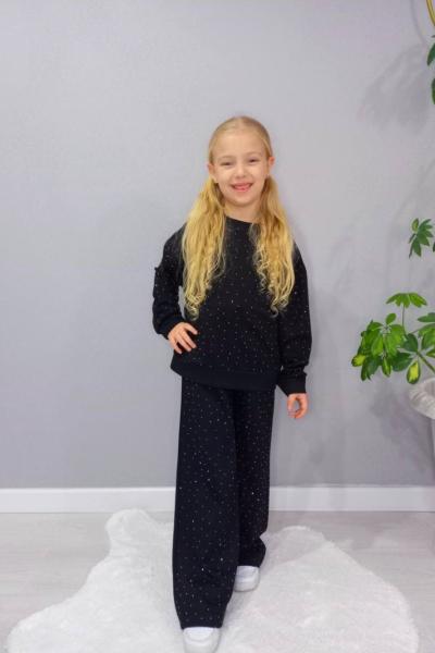 BAYRAMLIK HER YERİ MİNİK TAŞLI İSPANYOL TAKIM  Siyah