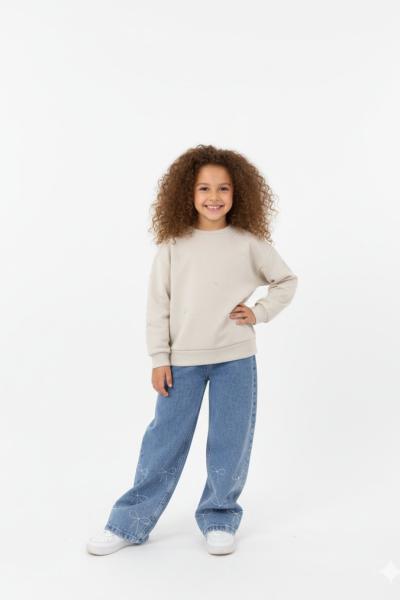 BAYRAMLIK ÜSTÜ VE PANTOLONU TAŞLI FİYONKLU ALTI KOT TAKIM Krem