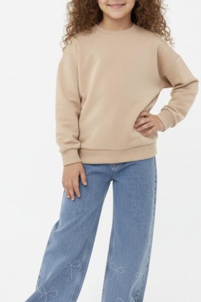 BAYRAMLIK ÜSTÜ VE PANTOLONU TAŞLI FİYONKLU ALTI KOT TAKIM Bej