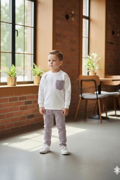 ÜST İKİ İP ALT SU YOLU PAÇA LASTİKLİ TARZ ERKEK TAKIM Bordo