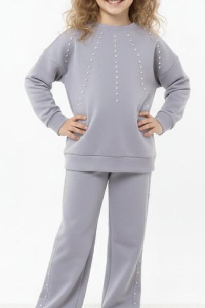 BAYRAMLIK ÜSTÜ İNCİLİ ALT YANLARI İNCİLİ İSPANYOL TAKIM  Gri