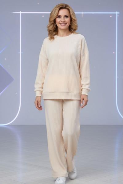 ANNE FİTİLLİ KADİFE RAHAT  TAKIM  Bej