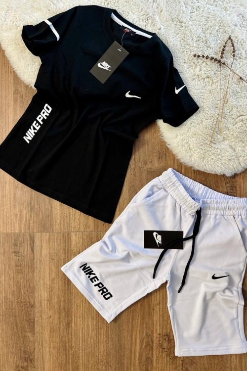 NİKE PRO YAZILI KAPRİLİ TAKIM Beyaz