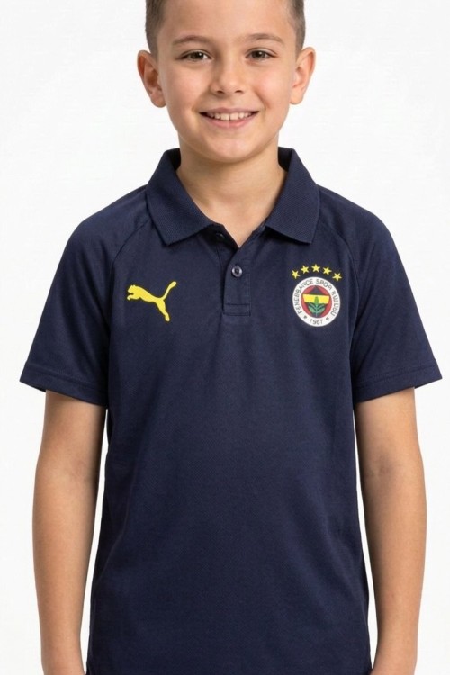 F TARAFTAR YAKALI TİŞÖRT  Lacivert