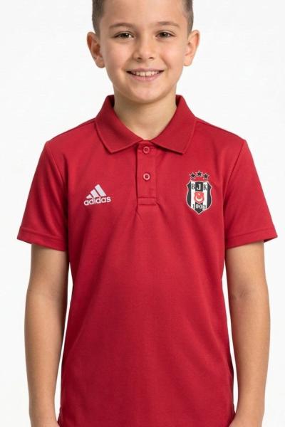 B TARAFTAR YAKALI TİŞÖRT  Kırmızı