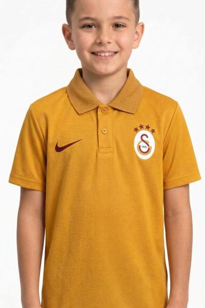 G TARAFTAR YAKALI TİŞÖRT  Sarı