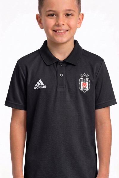 B TARAFTAR YAKALI TİŞÖRT  Siyah