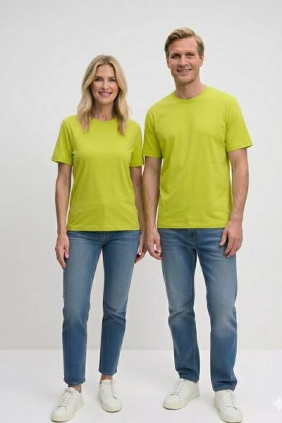 KAMPANYALI UNİSEX  TEK DÜZ  TİŞÖRT  Yeşil