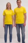 KAMPANYALI UNİSEX  TEK DÜZ  TİŞÖRT  Altın Sarısı