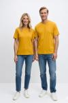 KAMPANYALI UNİSEX  TEK DÜZ  TİŞÖRT  Hardal Sarısı