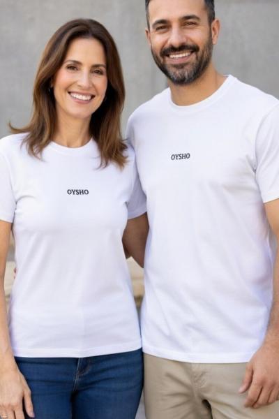 KAMPANYALI UNİSEX TEK OYS TİŞÖRT  Beyaz