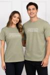 KAMPANYALI UNİSEX TEK PUMA TİŞÖRT  Yeşil