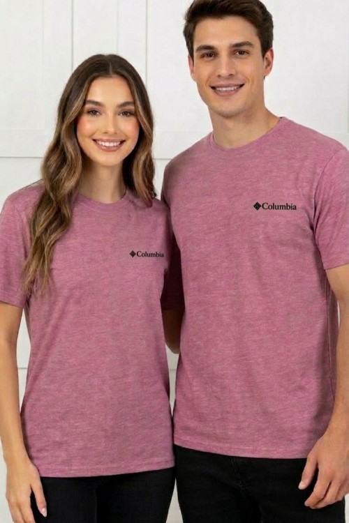 KAMPANYALI UNİSEX COLOMBİA TEK SİYAH YAZILI Bordo