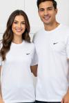 KAMPANYALI UNİSEX KENARDA SİYAH TİK  NİKE TİŞÖRT  Beyaz