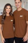 KAMPANYALI UNİSEX SWD TEK TİŞÖRT  Kahverengi