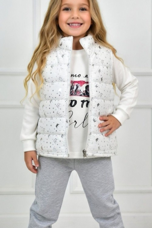 3 LÜ YELEGİ TAÇLI TAKIM  Beyaz