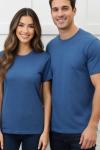 KAMPANYALI UNİSEX  TEK DÜZ  TİŞÖRT  Koyu Mavi