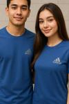 KAMPANYALI UNİSEX KAPALI ADİDAS TEK TİŞÖRT  Koyu Mavi