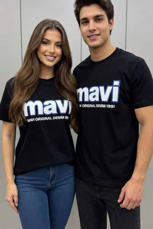 FİTİLLİ  KÜÇÜK MAVİ 1991 YAZILI TEK TŞÖRT  Siyah