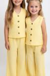 BUBBLE KUMAŞ SIFIRKOL DÜĞMELİ TAKIM Sarı
