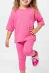 ÜST TAŞLI ALT KAPRİ TAYT TAKIM Pembe