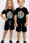 GARSON BOY SUN  KISSE  ALT CEPLİ ŞORTLU TAKIM  Siyah
