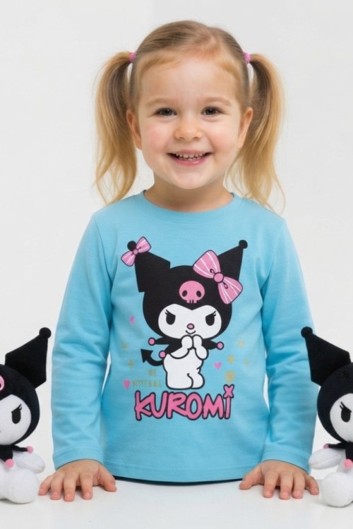 UTANAN KUROMİ UZUN KOL TEK SWEET  Mavi
