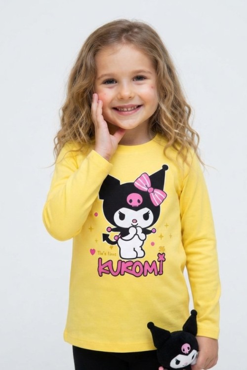 UTANAN KUROMİ UZUN KOL TEK SWEET  Sarı
