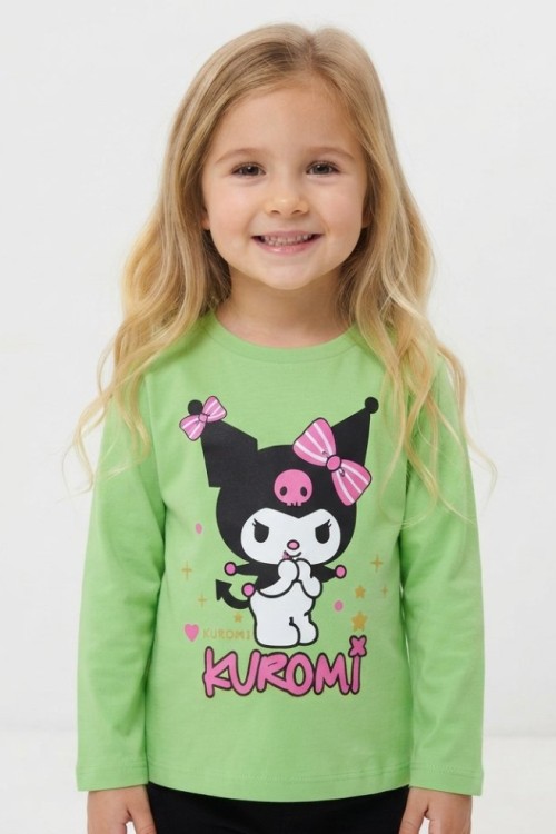 UTANAN KUROMİ UZUN KOL TEK SWEET  Fıstık Yeşili