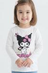 UTANAN KUROMİ UZUN KOL TEK SWEET  Beyaz