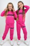 2 İP ŞARDONLU ADİDAS OGINALS EŞOFMAN TAKIMI  Pembe