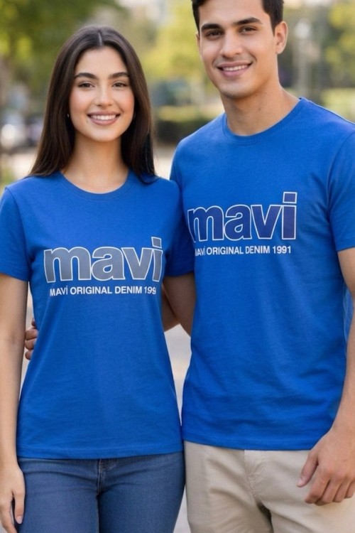 KAMPANYALI KÜÇÜK MAVİ 1991 YAZILI TEK TŞÖRT  Mavi