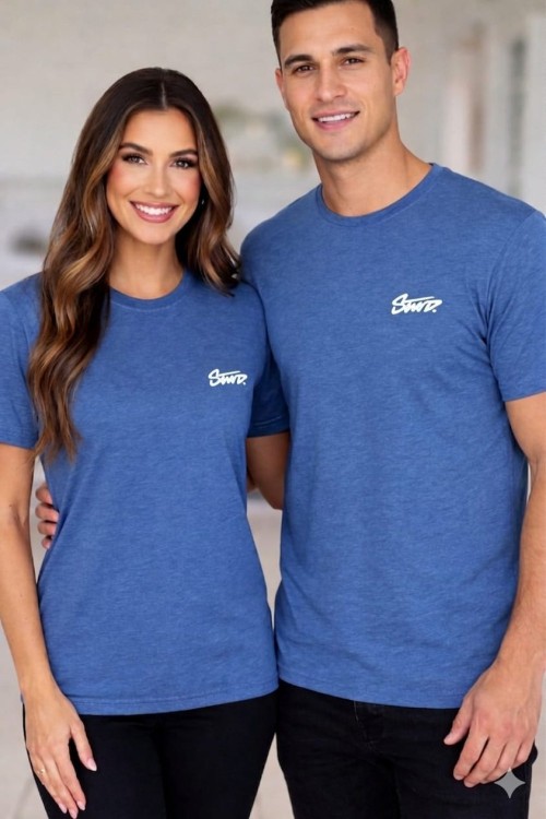 KAMPANYALI UNİSEX SWD TEK TİŞÖRT  Mavi