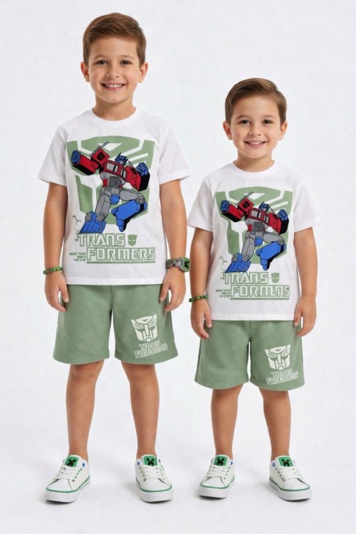 TRANS FORMERS ŞORTLU TAKIM  Yeşil