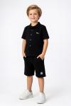 CMK NEW MODEL GÖMLEK ŞORTLU TAKIM  Siyah