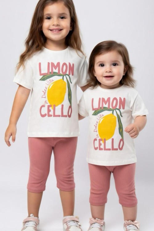 LİMON CELLO YAZILI FİTİLLİ KAPRİ TATYLI TAKIM Gül