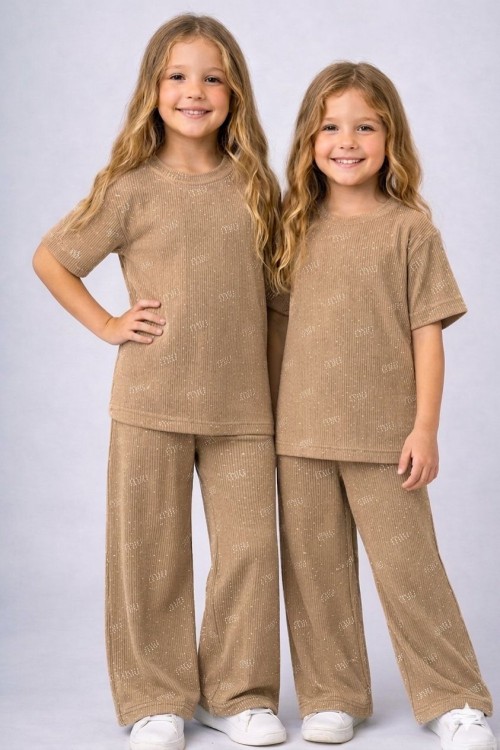 HERYERİ TAŞLI MIU  YAZAN KISAKOL İSPANYOL TAKIM Bej