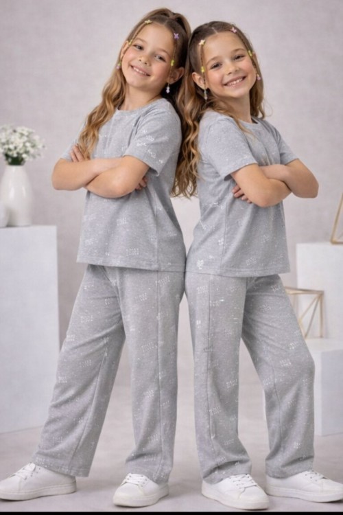 HERYERİ TAŞLI MIU  YAZAN KISAKOL İSPANYOL TAKIM Gri