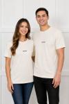 KAMPANYALI UNİSEX TEK OYS TİŞÖRT  Krem