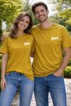 KAMPANYALI UNİSEX SWD TEK TİŞÖRT  Hardal Sarısı