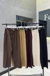 GENİŞ KEMERLİ CEPLİ PANTOLON  Kahverengi