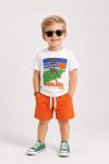 MALIBU BABY CEPLİ  ŞORTLU TAKIM  Turuncu